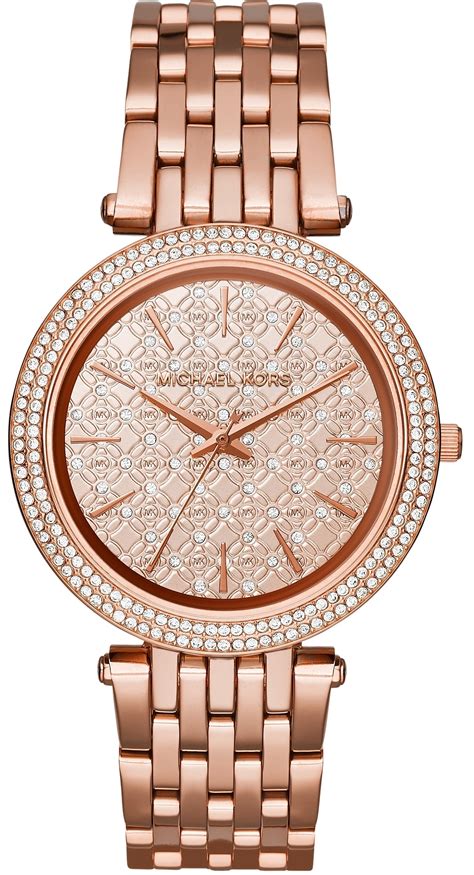 uhr gold damen michael kors|michael kors rose gold watch.